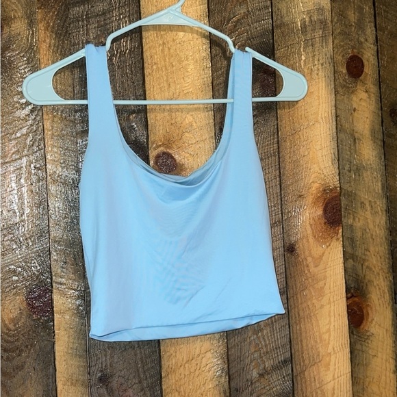 NWOT blue crop tank - Picture 1 of 1